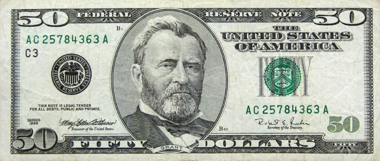 Fifty Dollar Bill